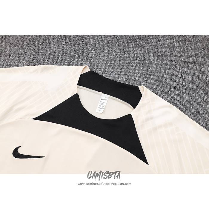 Chandal del Paris Saint-Germain 2023-2024 Manga Corta Albaricoque - Pantalon Corto